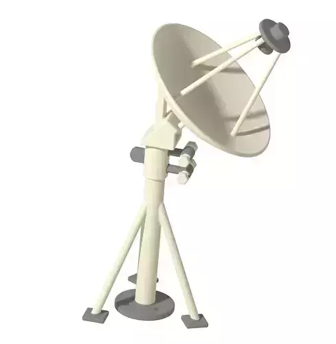 Premium Satellite Dish 3D print model