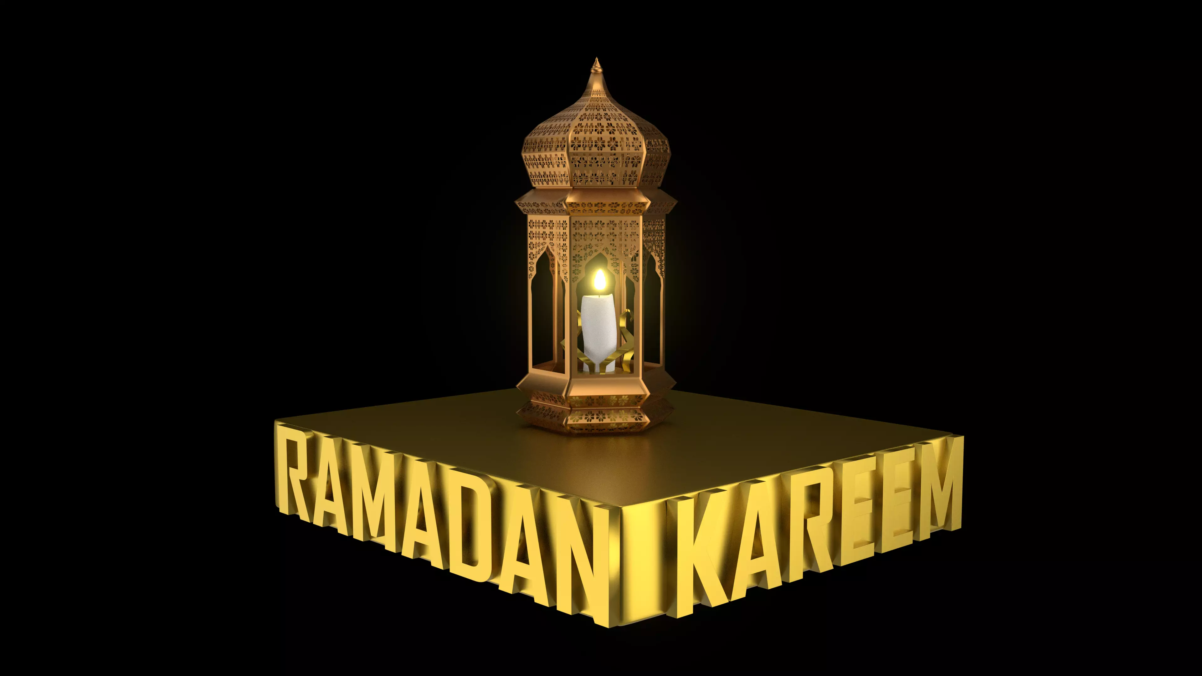 Ramadan Special Lamp 3D Model Free 3D model