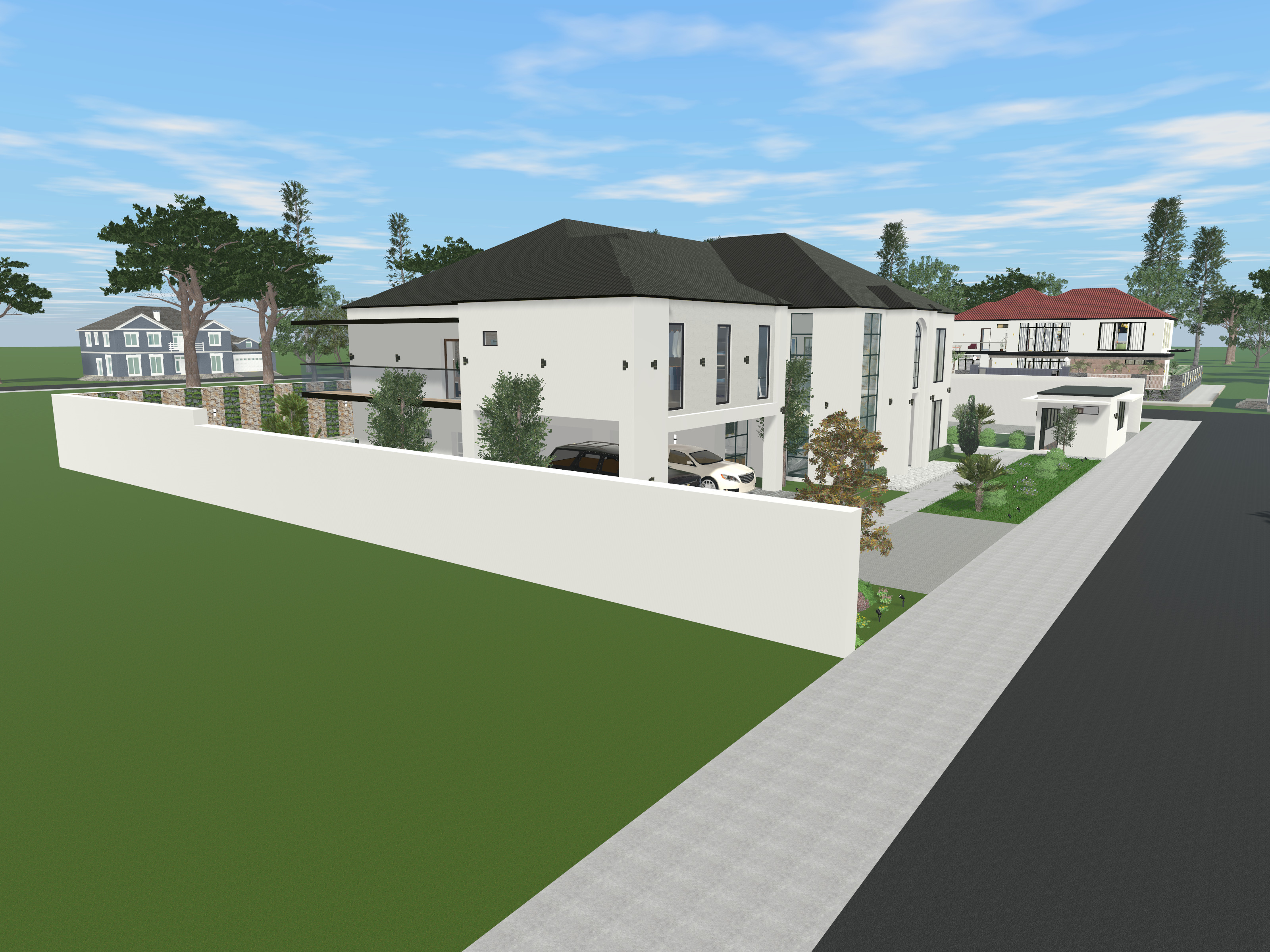 7 BEDROOM 2-STORY HOUSE 3D print model_2