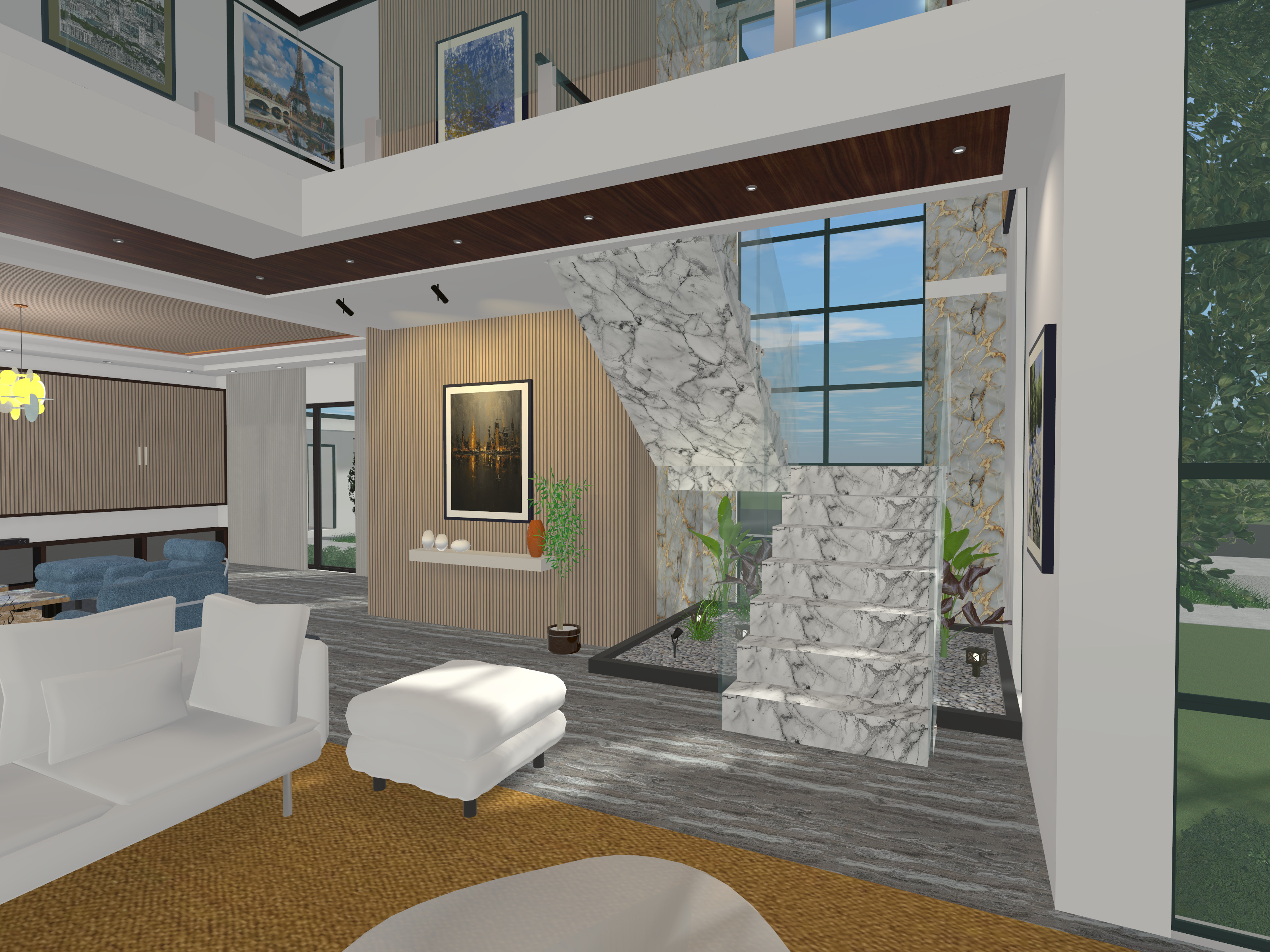 7 BEDROOM 2-STORY HOUSE 3D print model_8