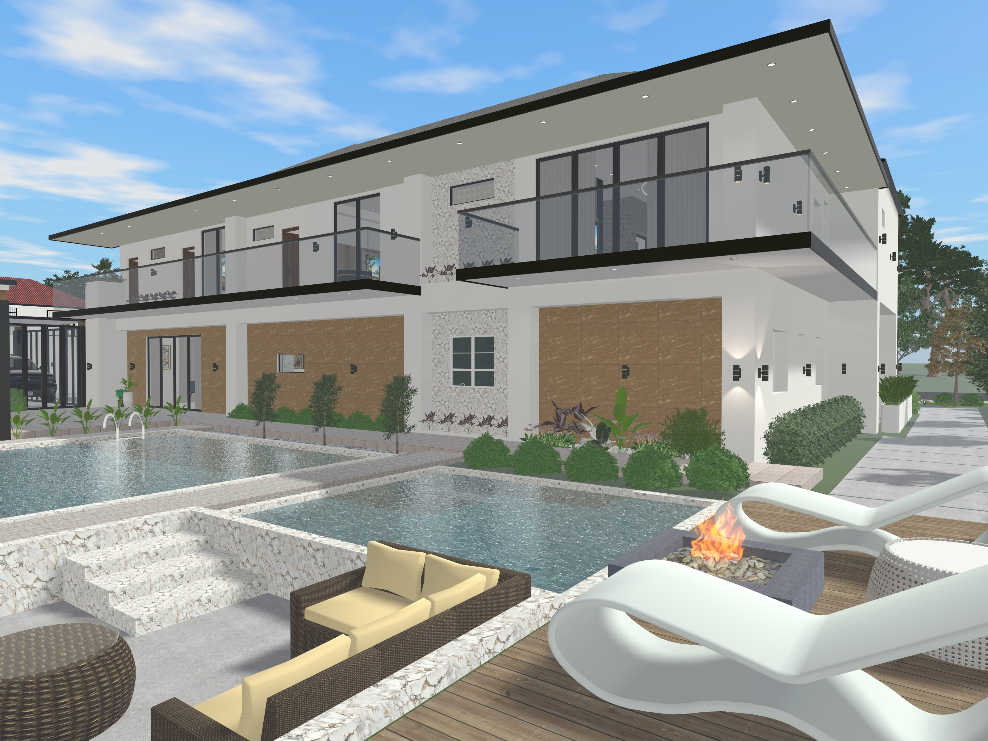 7 BEDROOM 2-STORY HOUSE 3D print model_5