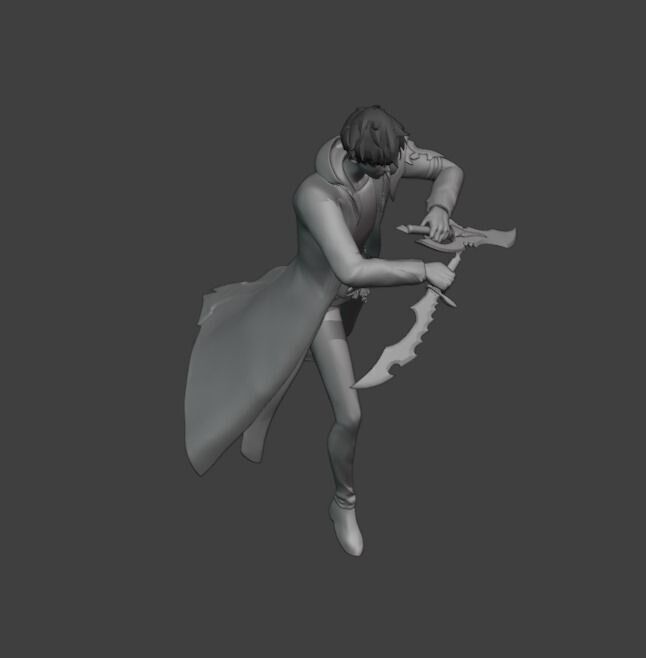 Sung Jin woo Solo Leveling Figure Collections 3D print model_1