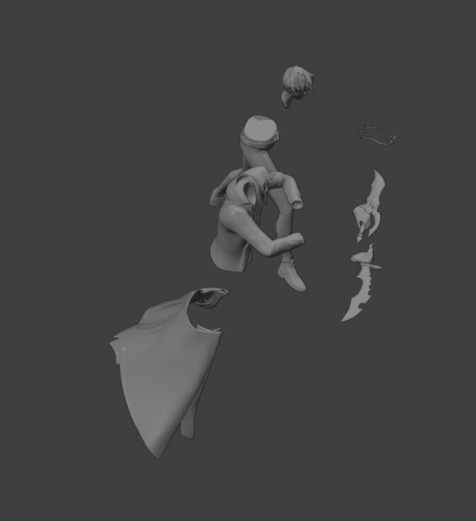 Sung Jin woo Solo Leveling Figure Collections 3D print model_2