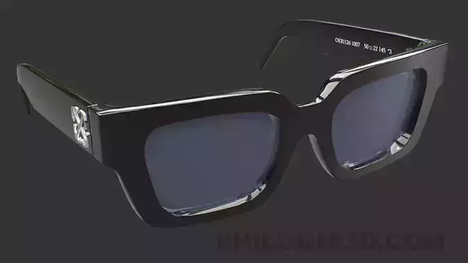 Off-White Virgil OERI126 1007 Low-poly 3D model