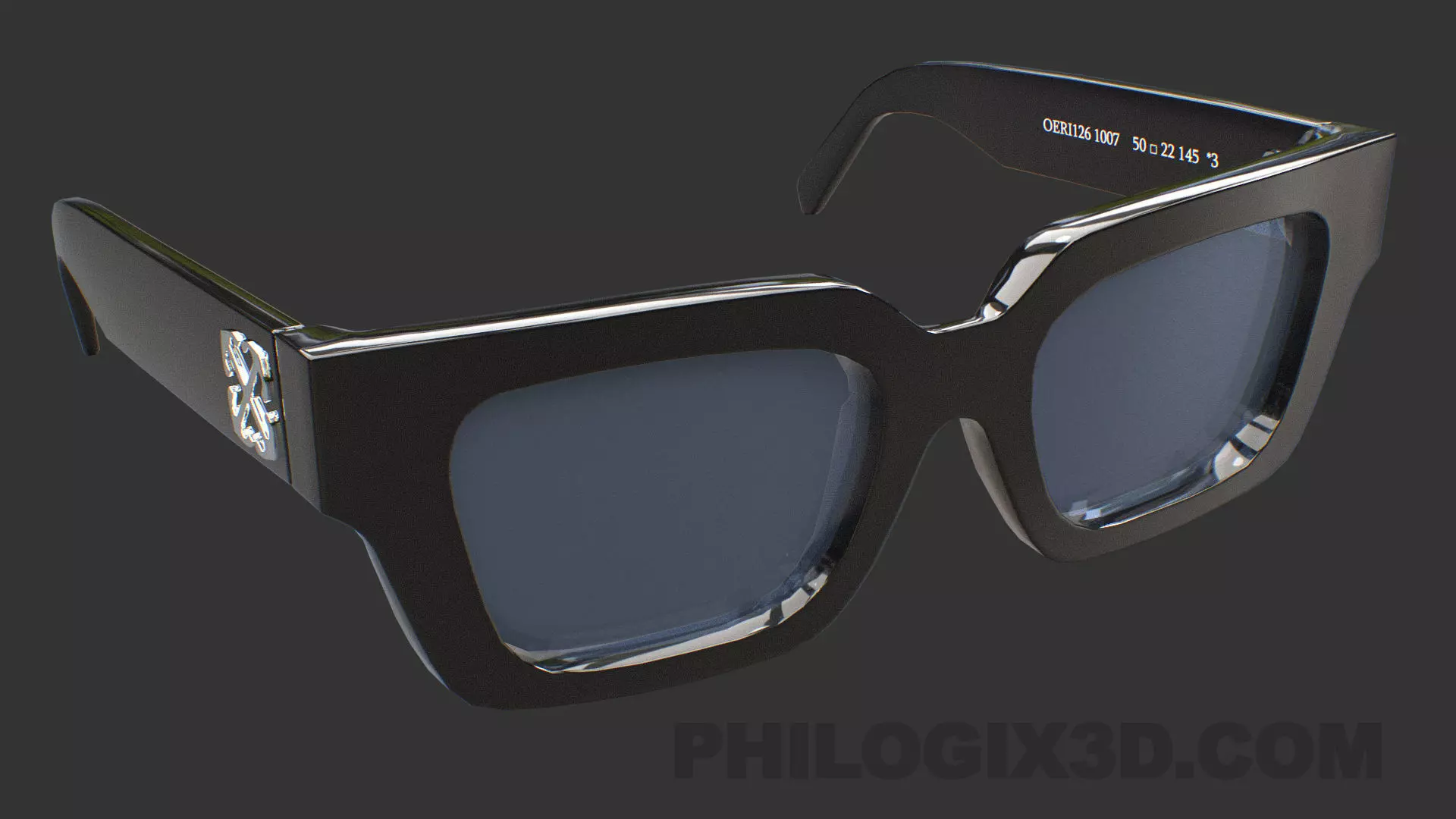 Off-White Virgil OERI126 1007 Low-poly 3D model_0