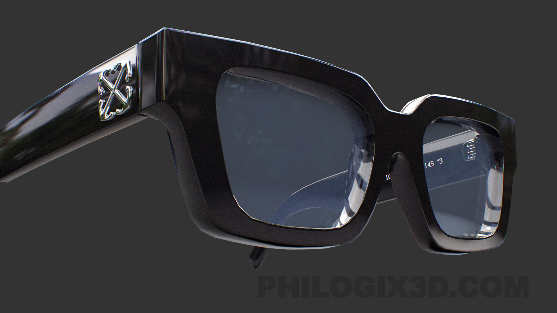 Off-White Virgil OERI126 1007 Low-poly 3D model_10