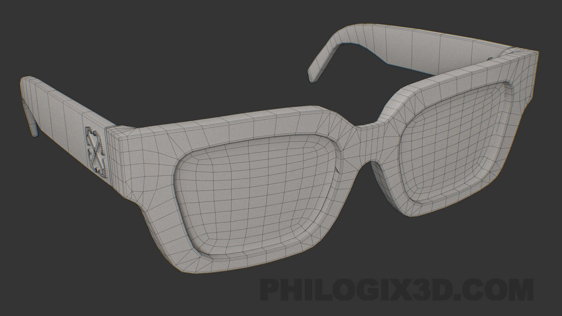 Off-White Virgil OERI126 1007 Low-poly 3D model_1