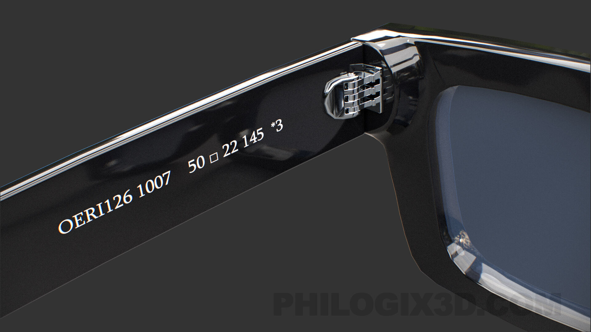 Off-White Virgil OERI126 1007 Low-poly 3D model_9