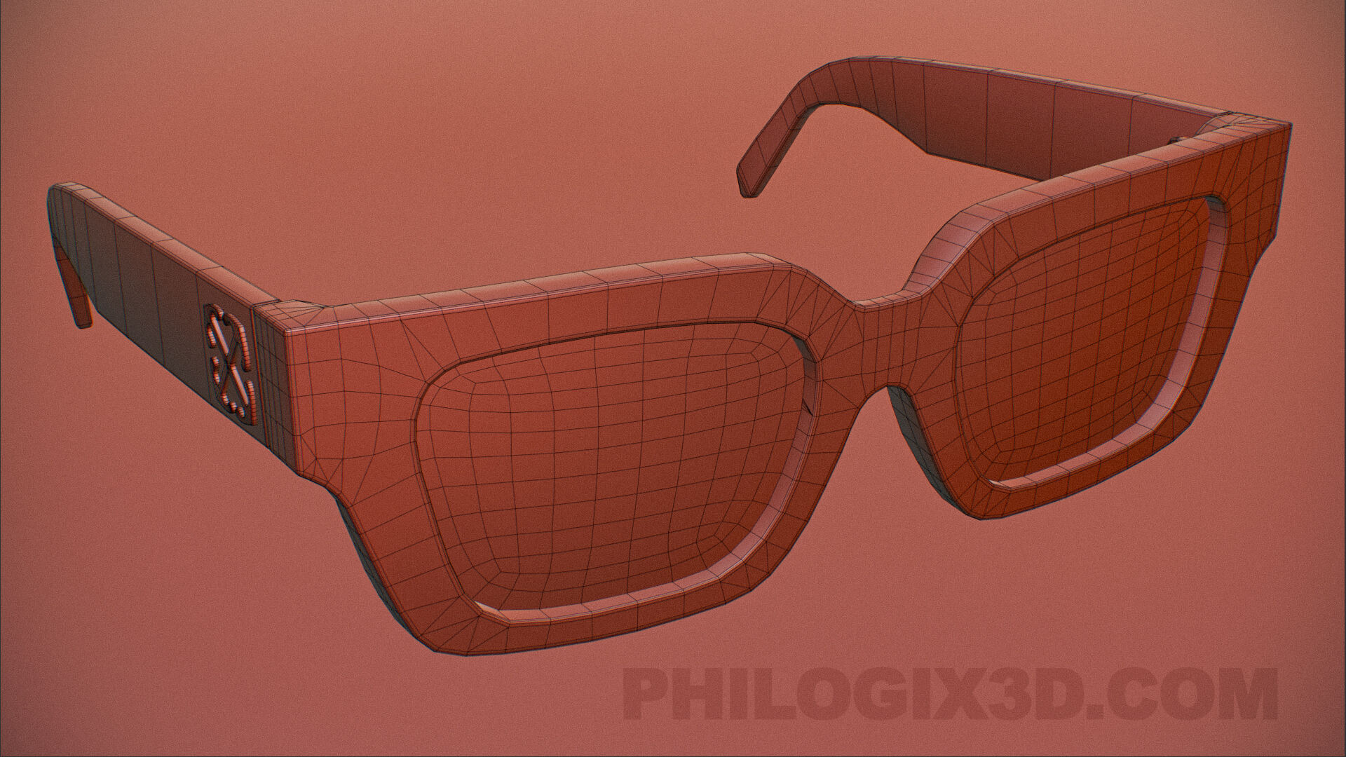 Off-White Virgil OERI126 1007 Low-poly 3D model_2