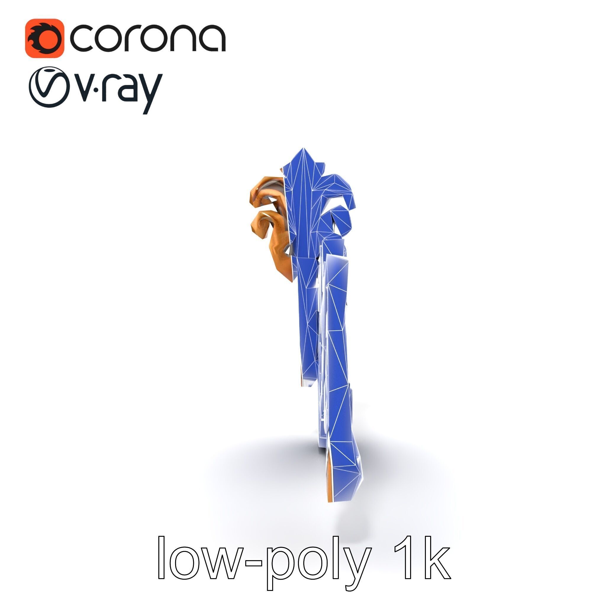 Ornate Decorative Element Model Pack Low-poly 3D model_20