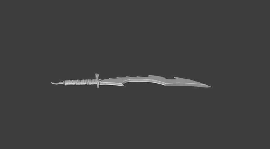 Knight Killer Dagger Solo Leveling 3D Model Perfect for Cosplay 3D print model_2
