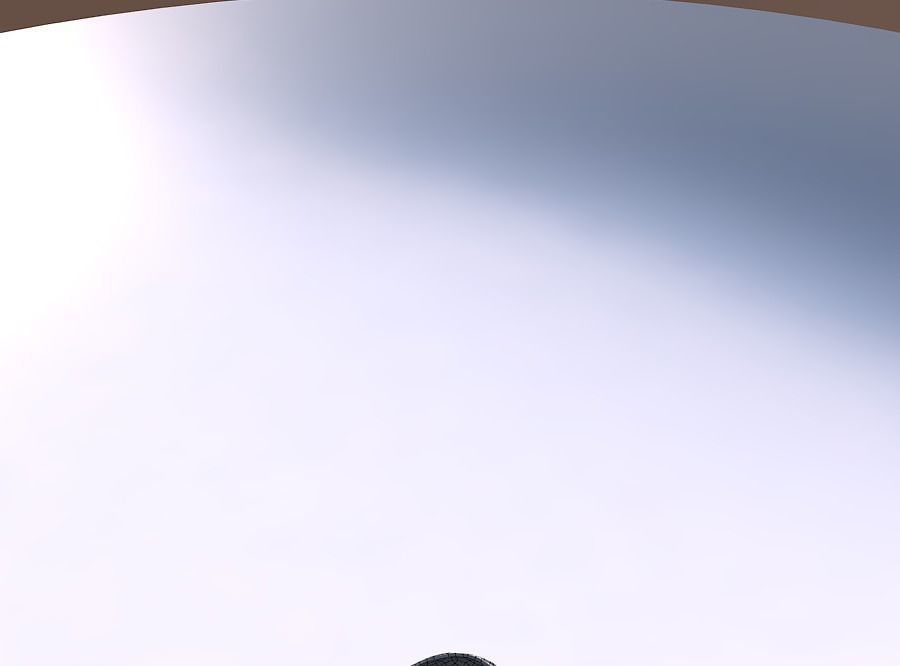 Bowl skewed and twisted with organic dents with organic dents 3D print model_5