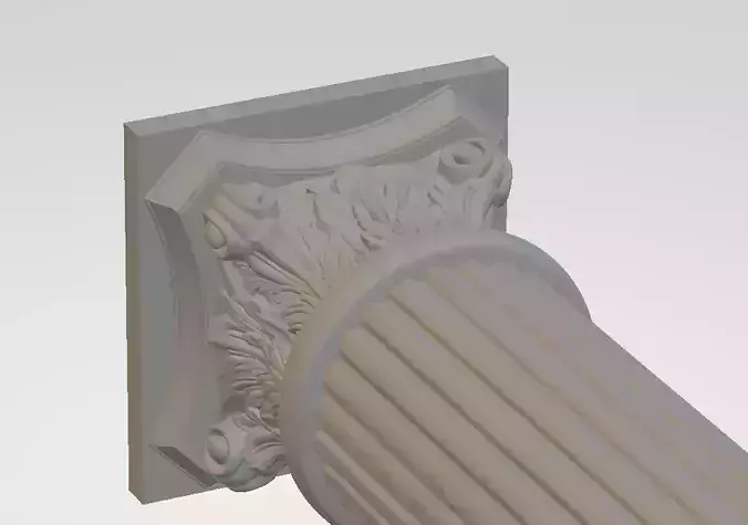 Artcam 3D piller relief