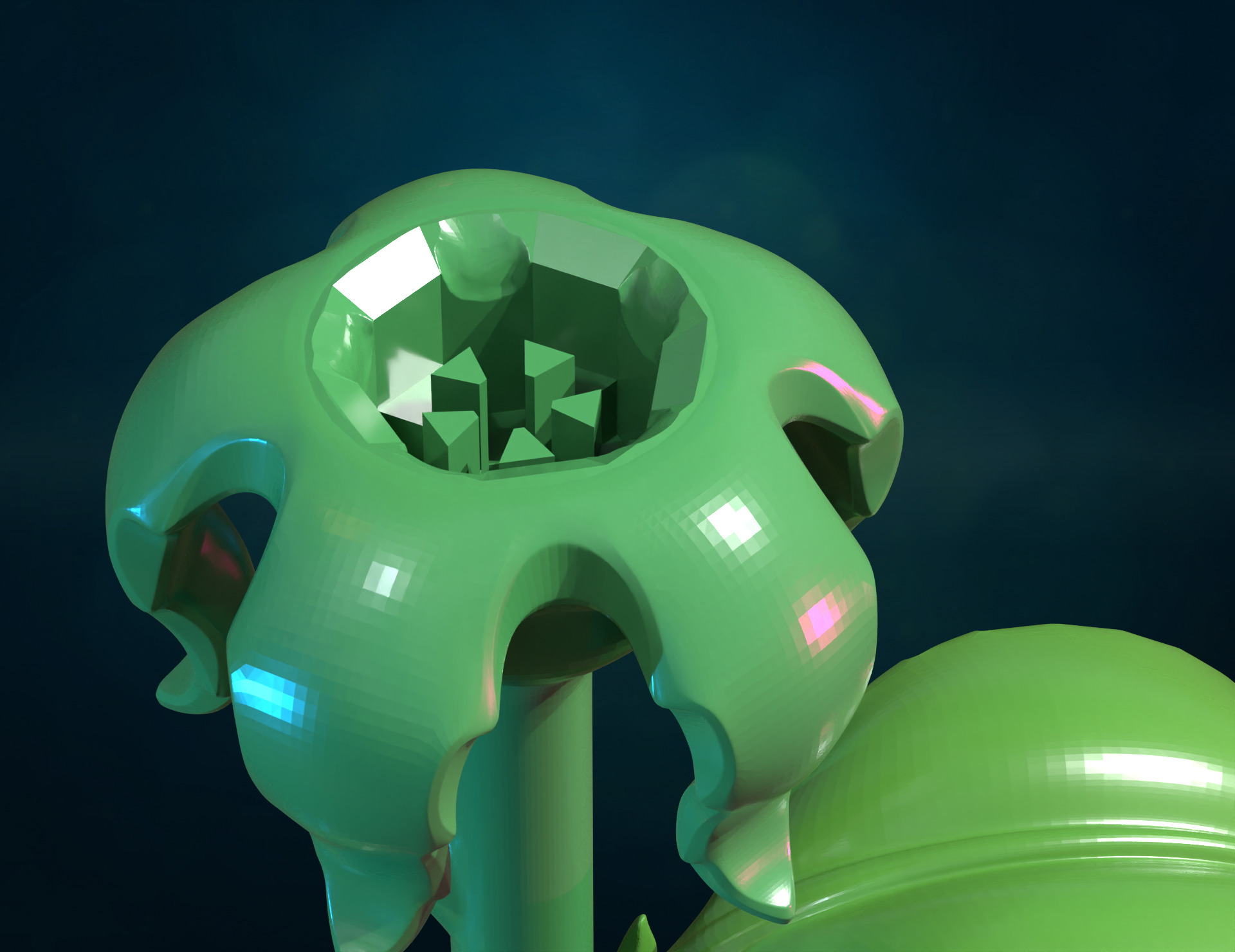 Rose assembly II 3D print model_7