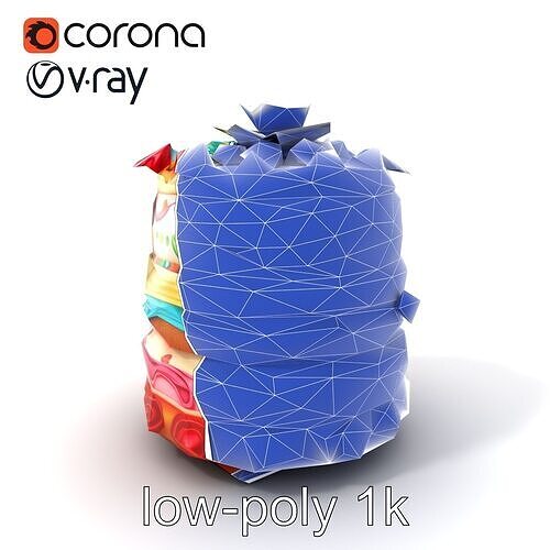 Festive MultiLayer Cake with Intricate Icing Patterns model pack Low-poly 3D model 7