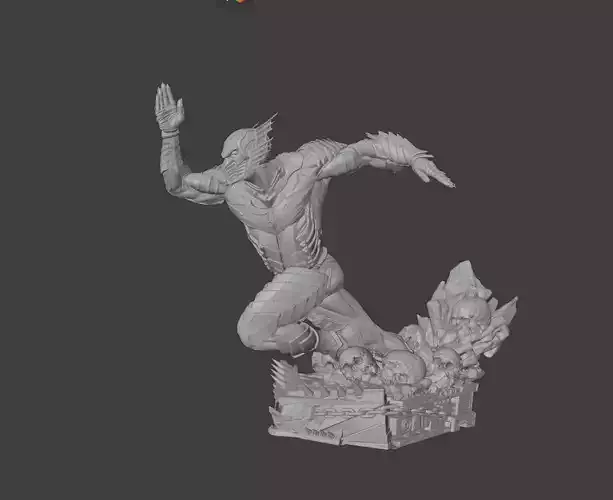 Death 3D STL Print ready model 3D print model