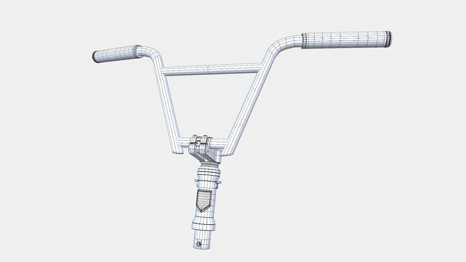 Bicycle Handlebar 3D model_13