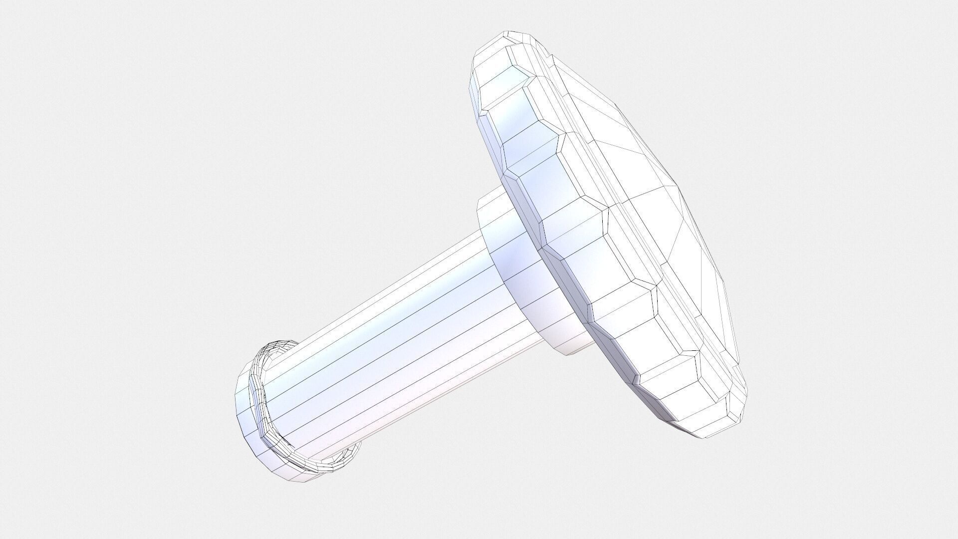 Industrial Knob 3D model_7