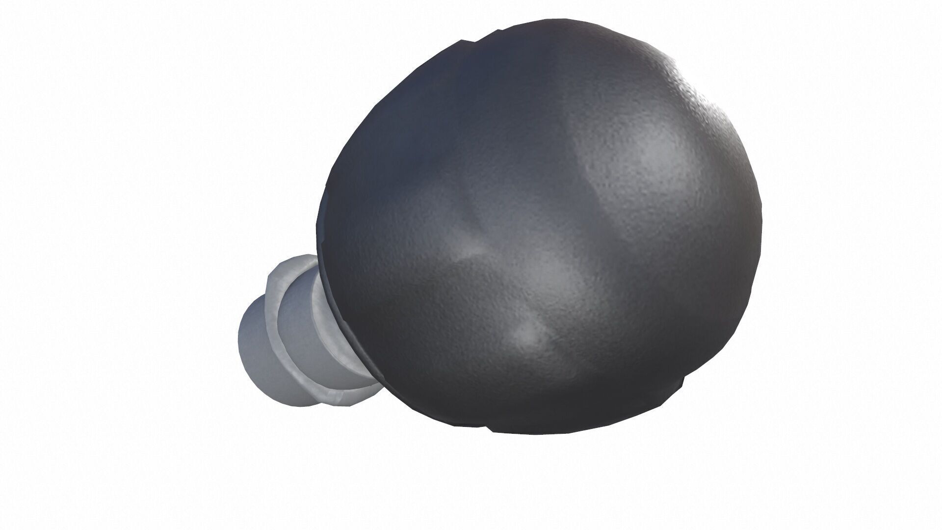 Industrial Knob Low-poly 3D model_2