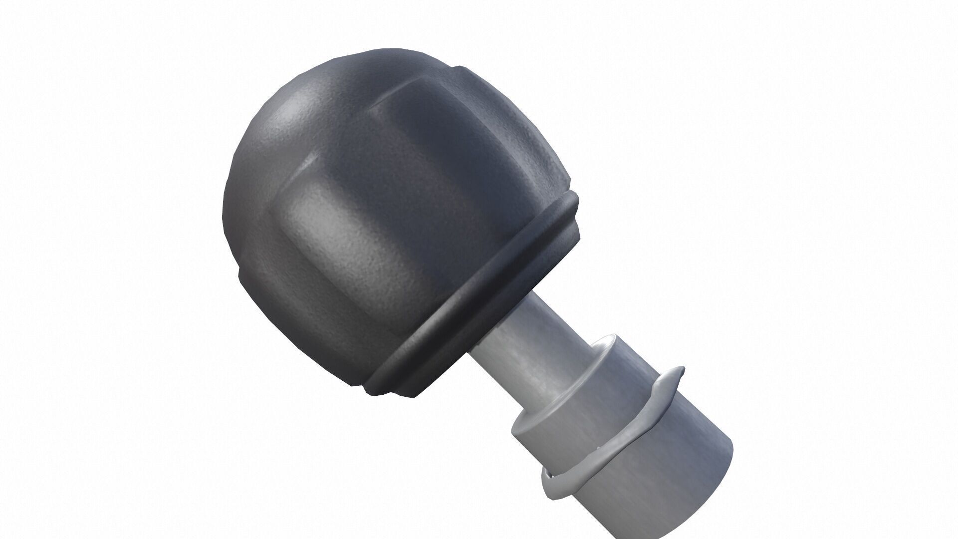 Industrial Knob Low-poly 3D model_5