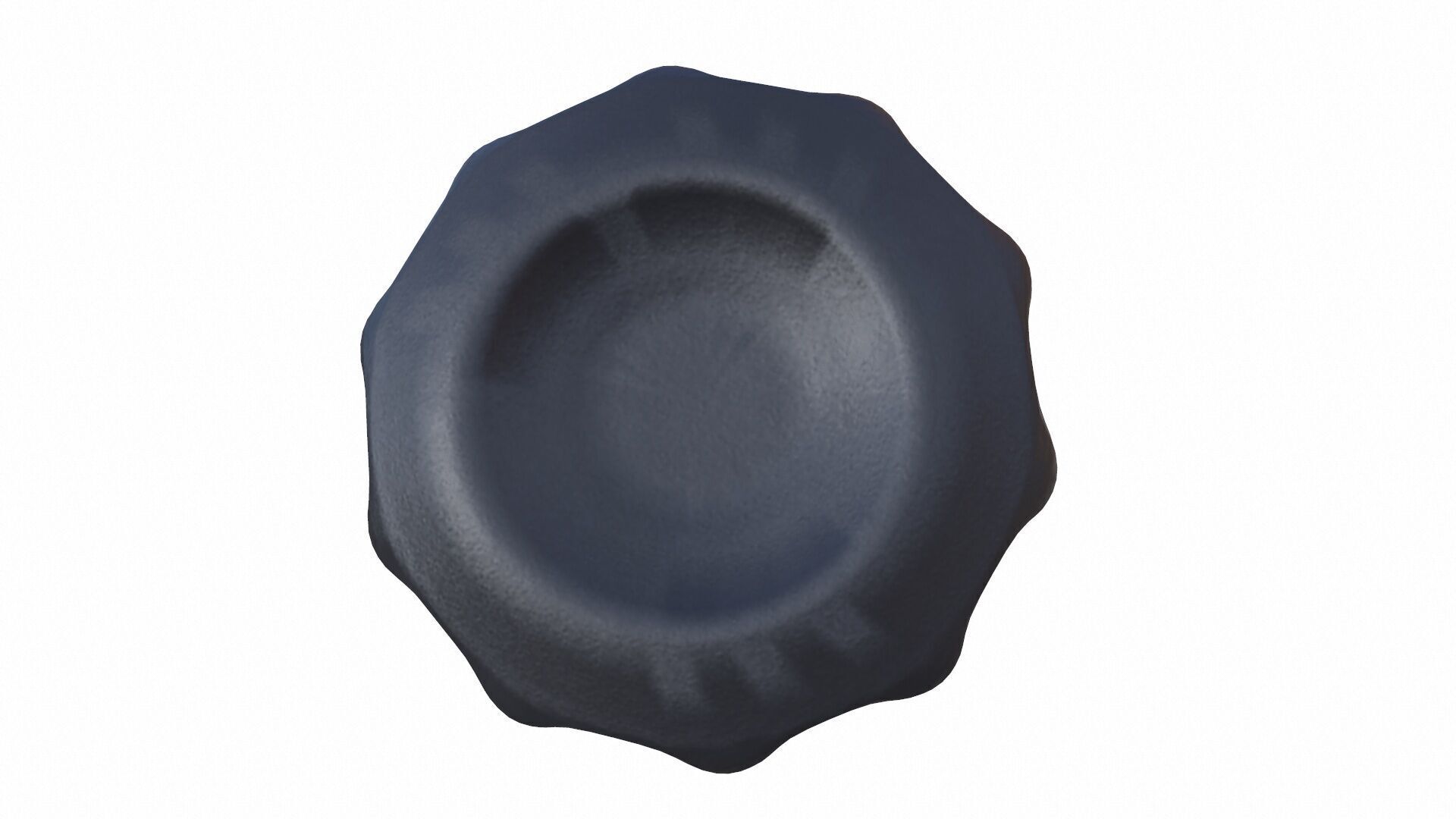 Industrial Knob Low-poly 3D model_3