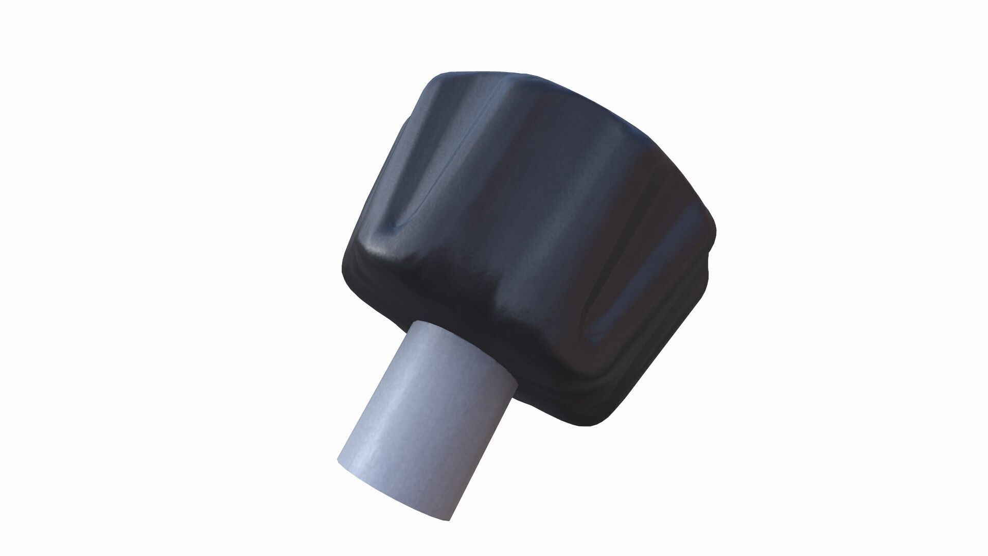 Industrial Knob Low-poly 3D model_6