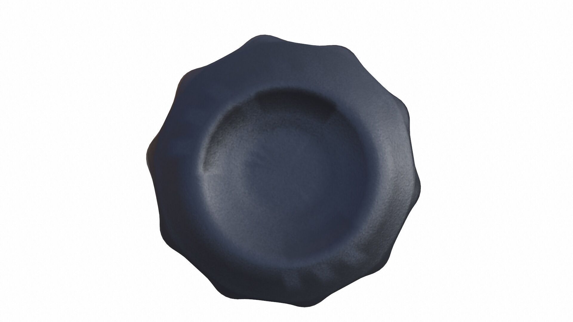 Industrial Knob Low-poly 3D model_7