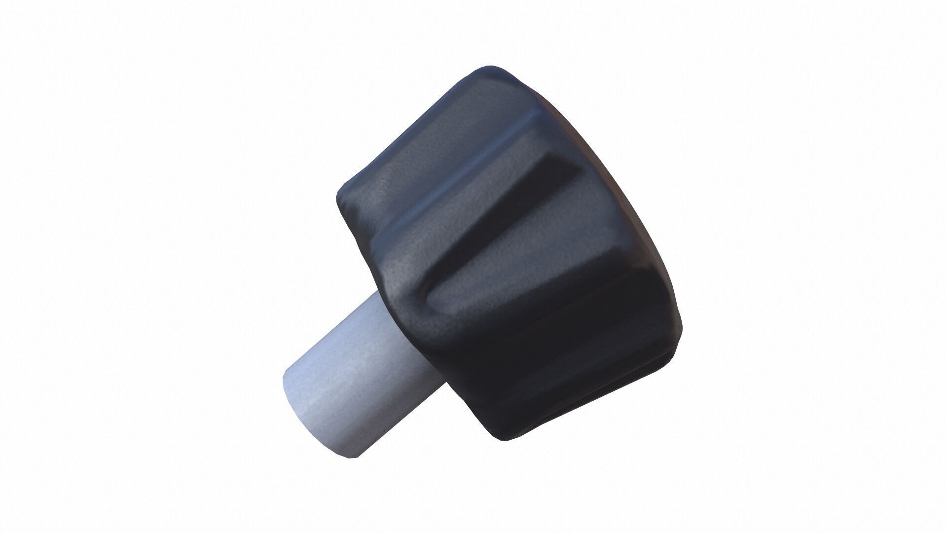 Industrial Knob Low-poly 3D model_5