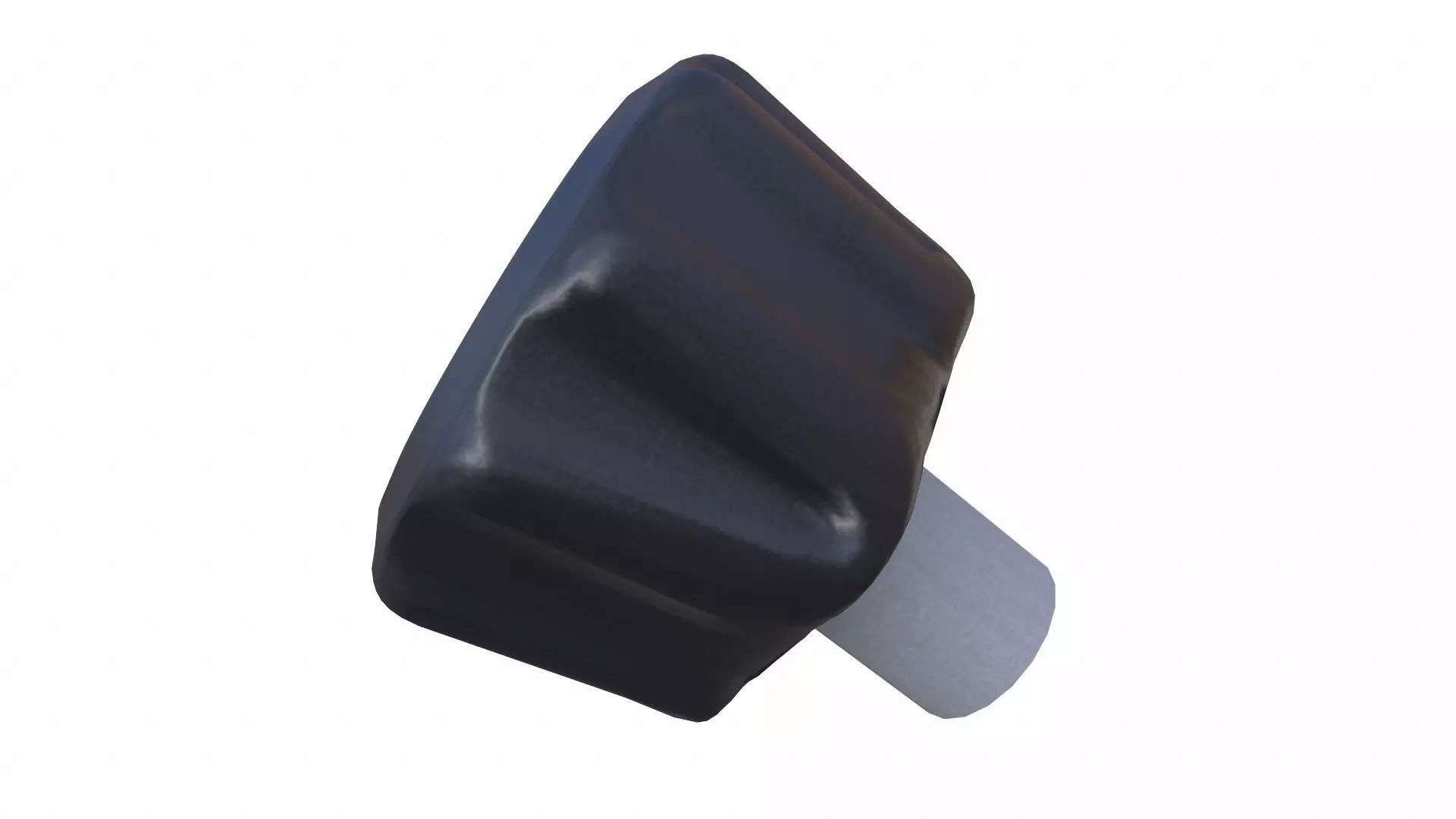 Industrial Knob Low-poly 3D model_0