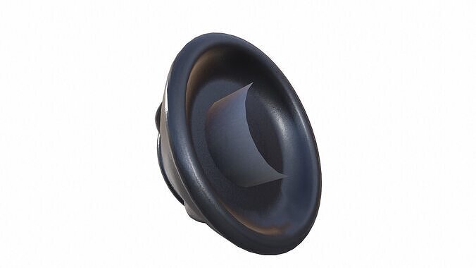 Industrial Knob Low-poly 3D model 3
