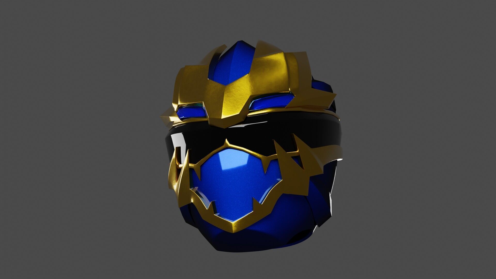 Gozyu Leon Helmet - Gozyuger 3D model_4