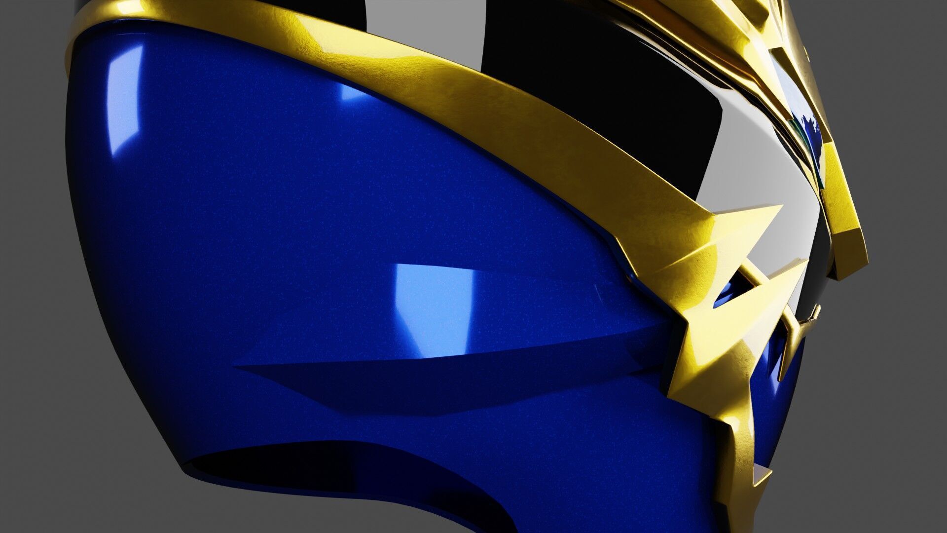 Gozyu Leon Helmet - Gozyuger 3D model_6