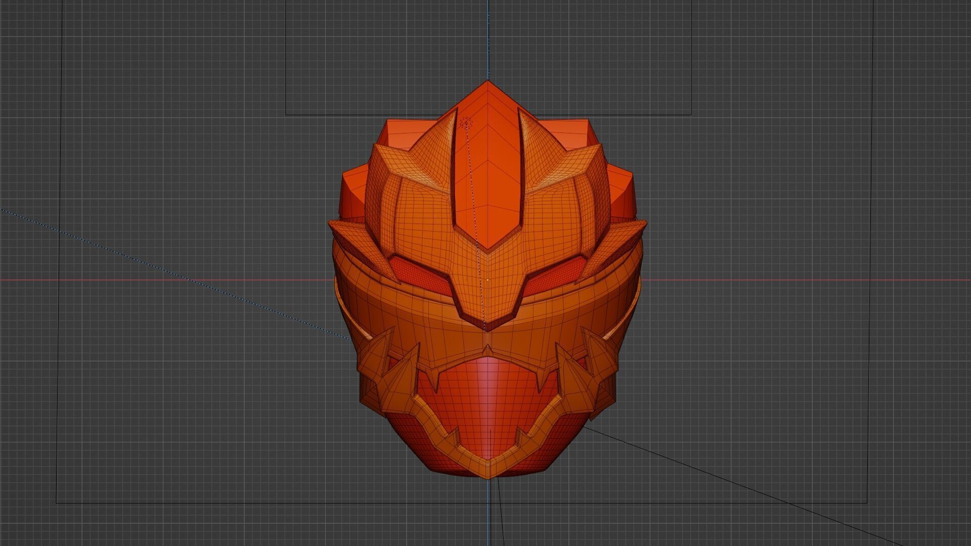 Gozyu Leon Helmet - Gozyuger 3D model_7