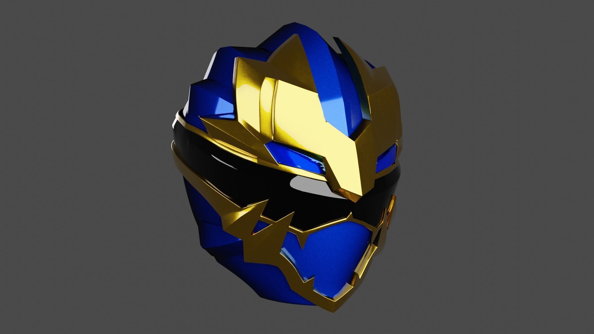 Gozyu Leon Helmet - Gozyuger 3D model_2
