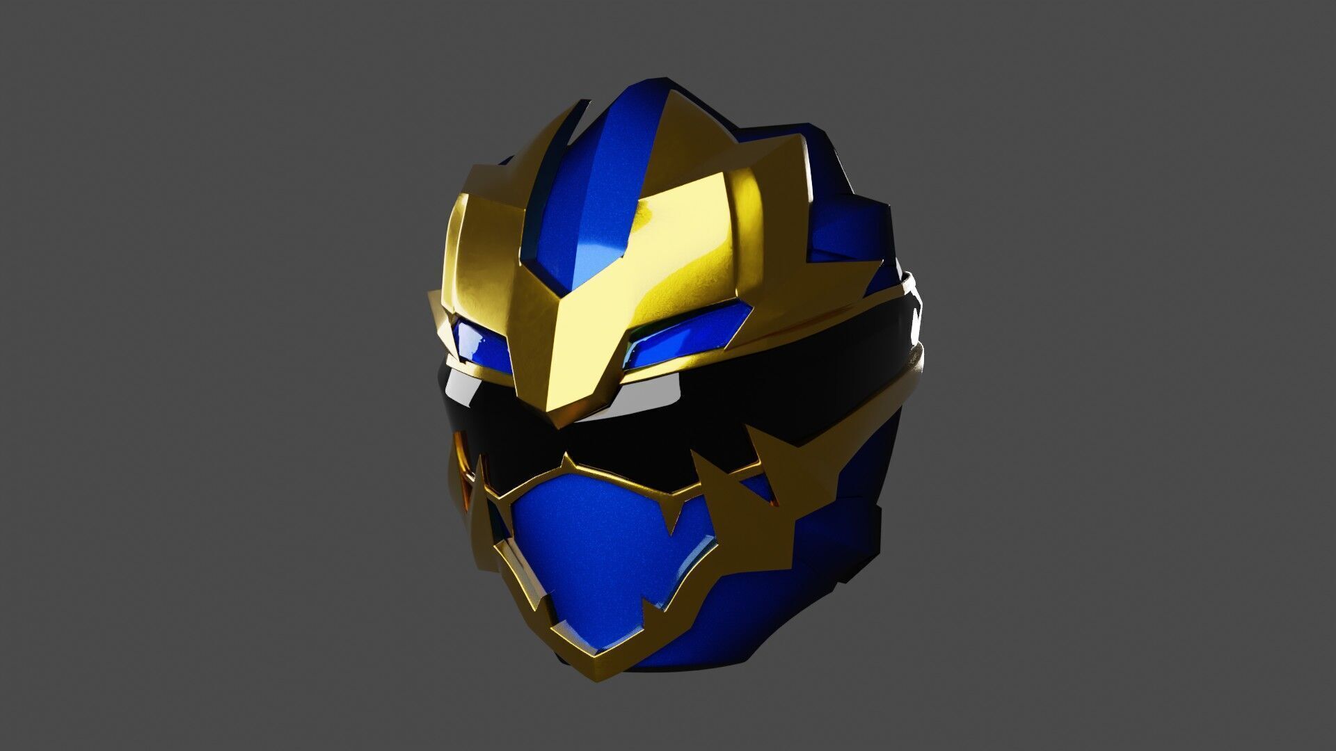 Gozyu Leon Helmet - Gozyuger 3D model_1