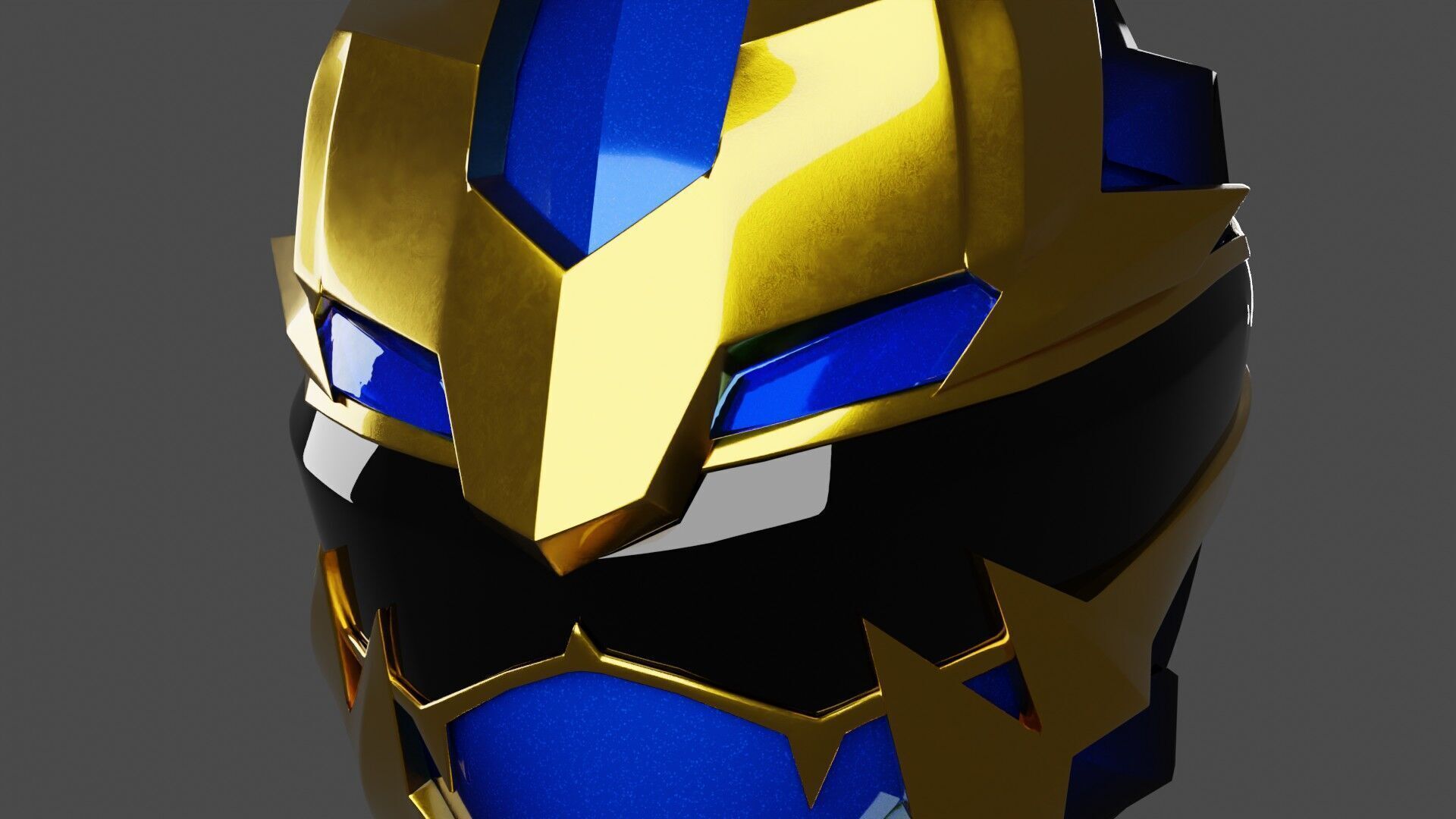 Gozyu Leon Helmet - Gozyuger 3D model_5