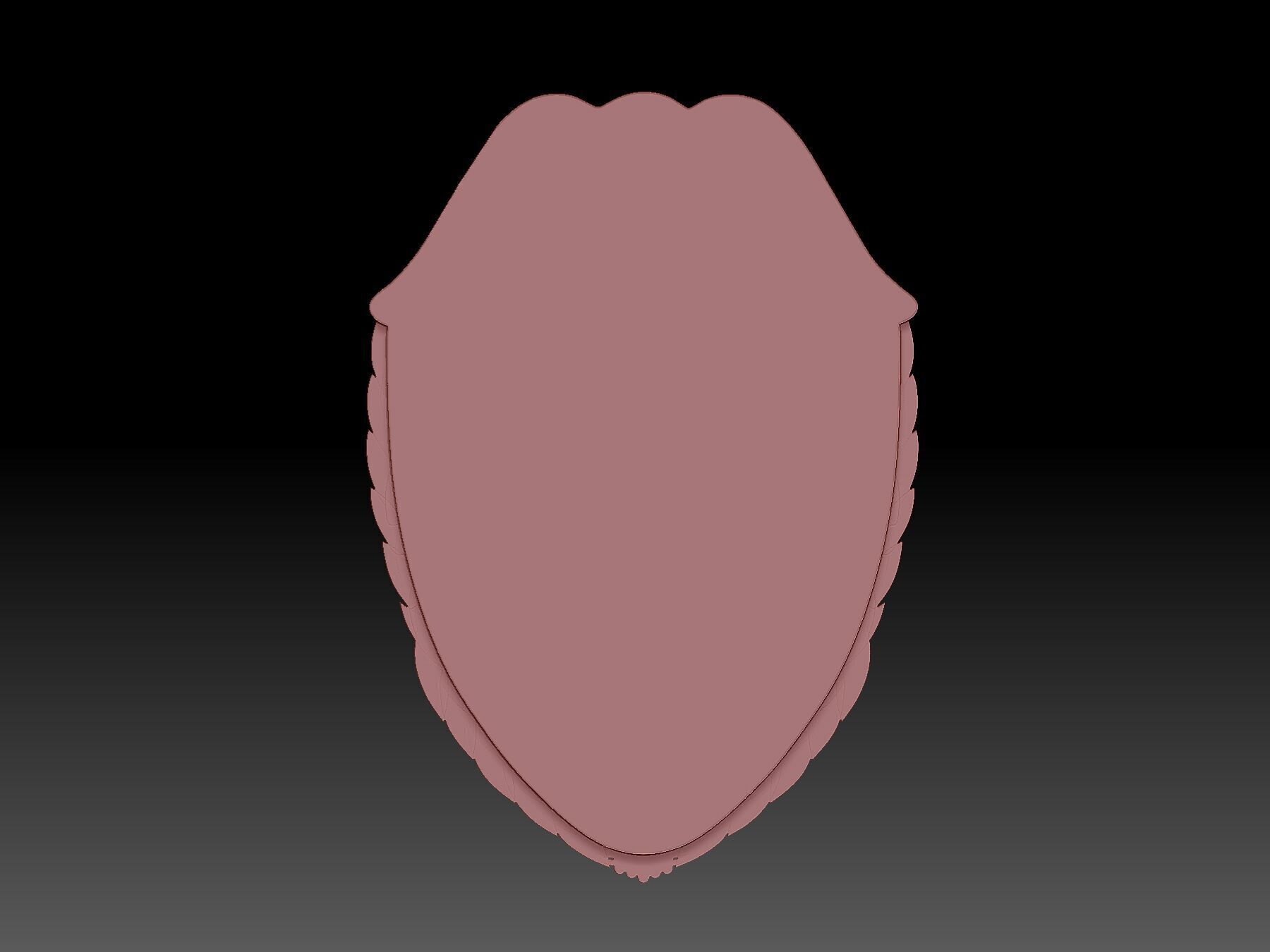 badge  3D print model_2