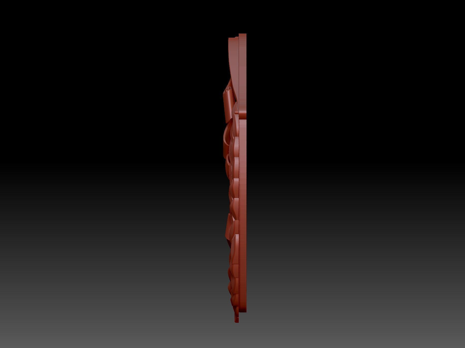 badge  3D print model_1