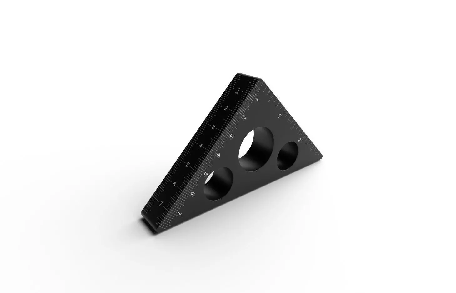 Carpenter 45 Ruler M01 Low-poly 3D model_0