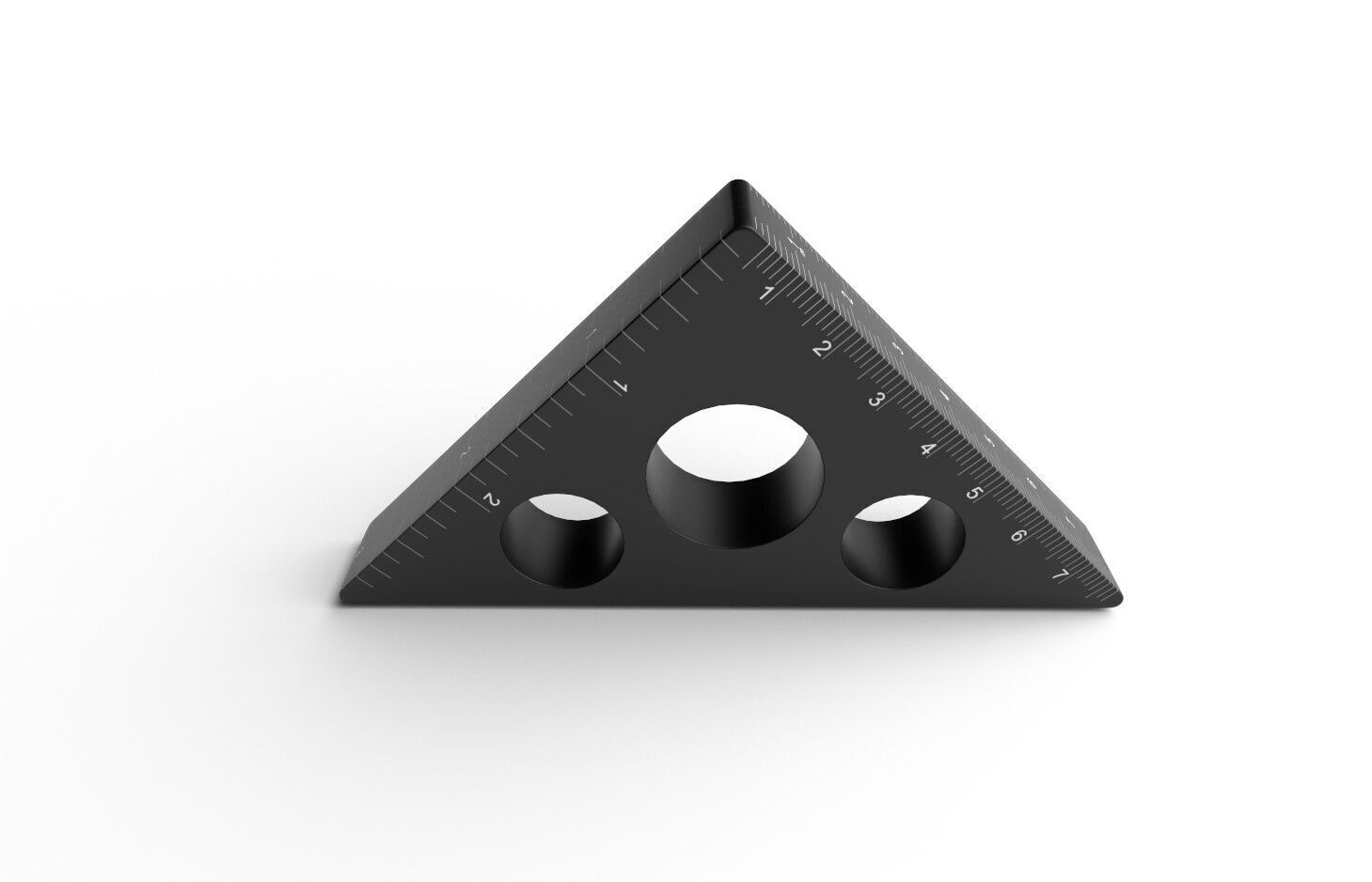 Carpenter 45 Ruler M01 Low-poly 3D model_5