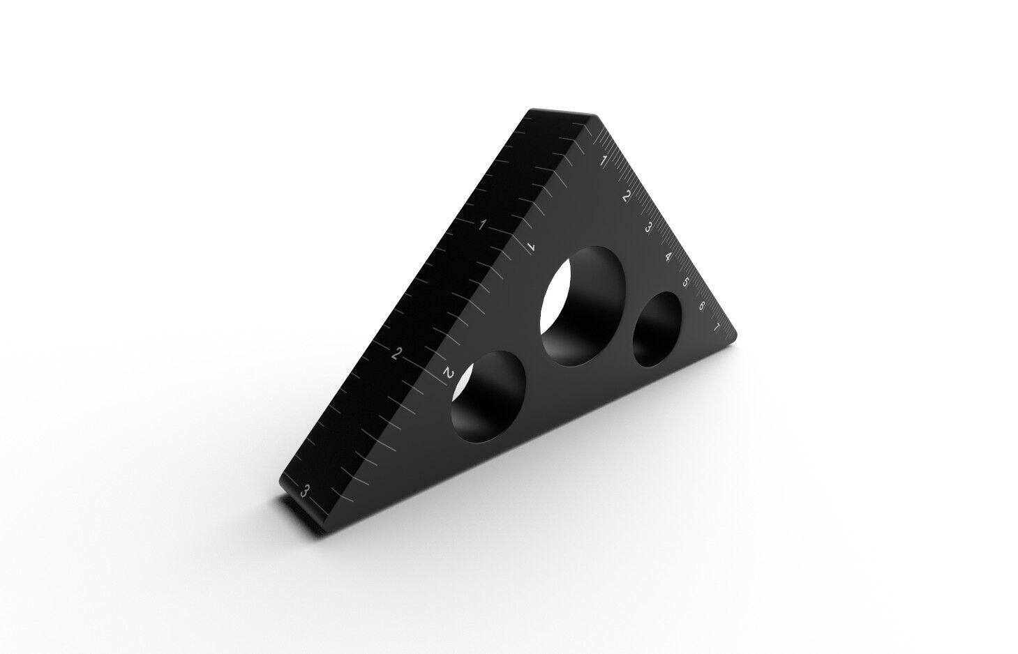 Carpenter 45 Ruler M01 Low-poly 3D model_4