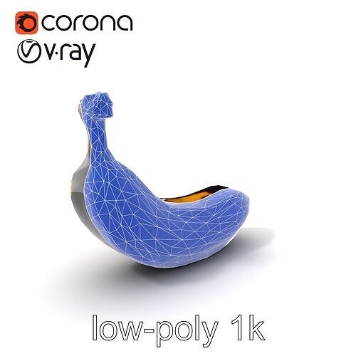 Realistic Rotten Banana Model Pack Low-poly 3D model 7