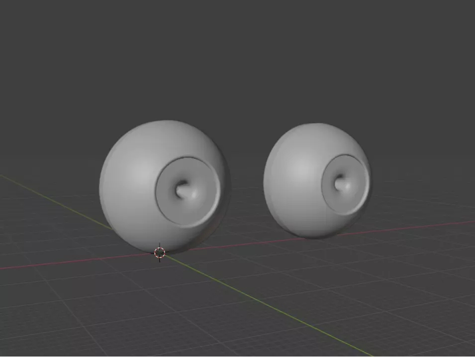 Doll eyes 22mm with 10mm iris Free 3D print model_0