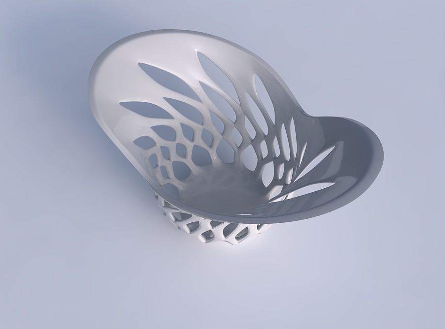 Bowl seed shell with smooth beveled cuts and extruded top wid... 3D print model_1