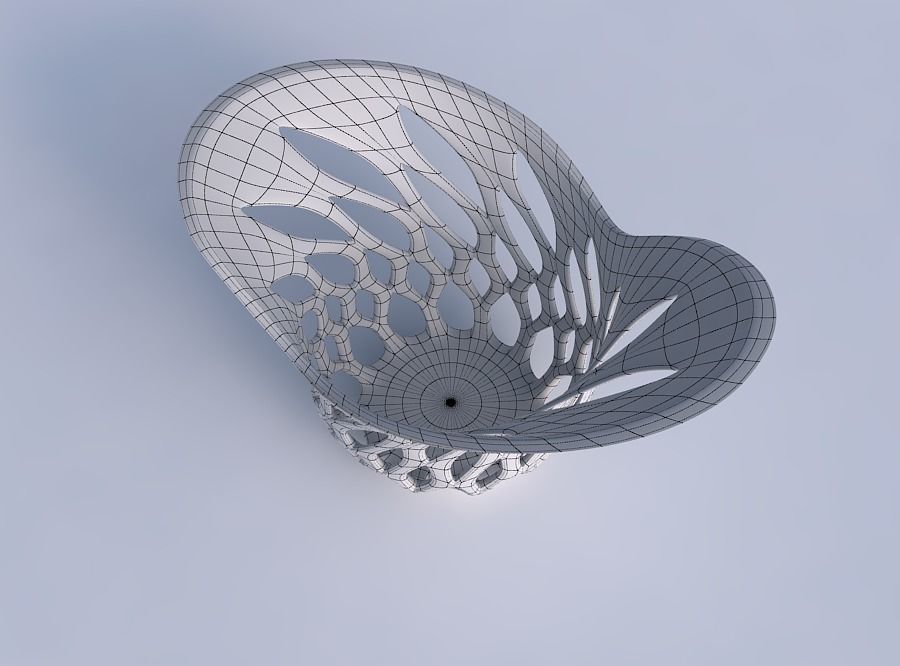 Bowl seed shell with smooth beveled cuts and extruded top wid... 3D print model_6