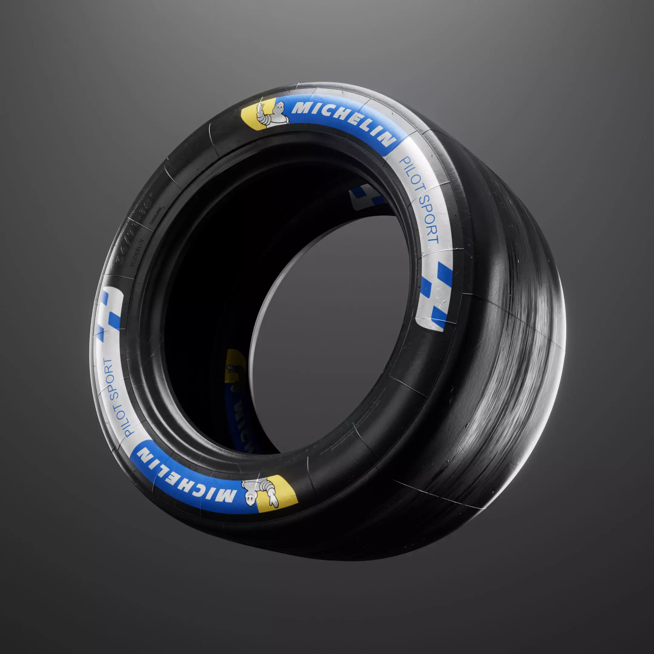 Michelin Pilot Sport Slick 3D model_0