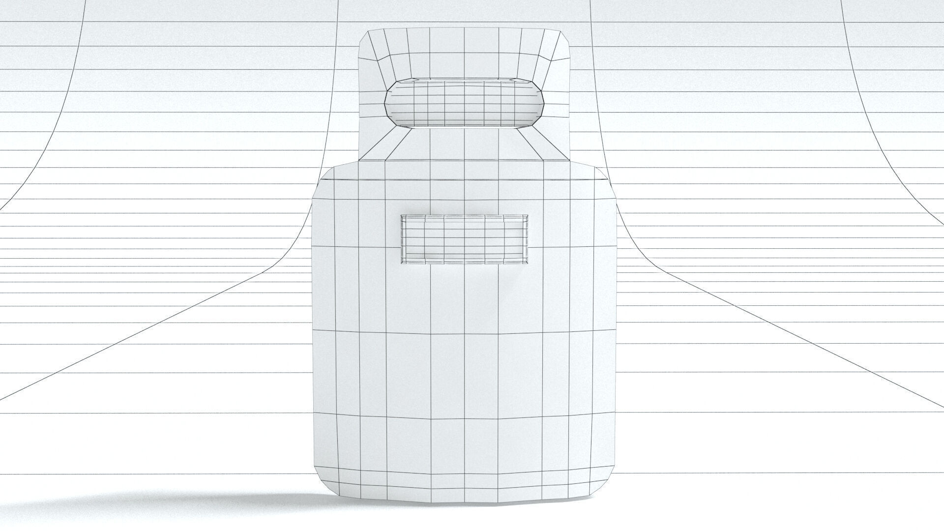 laos Game Ballistic Shield Low-poly 3D model_5