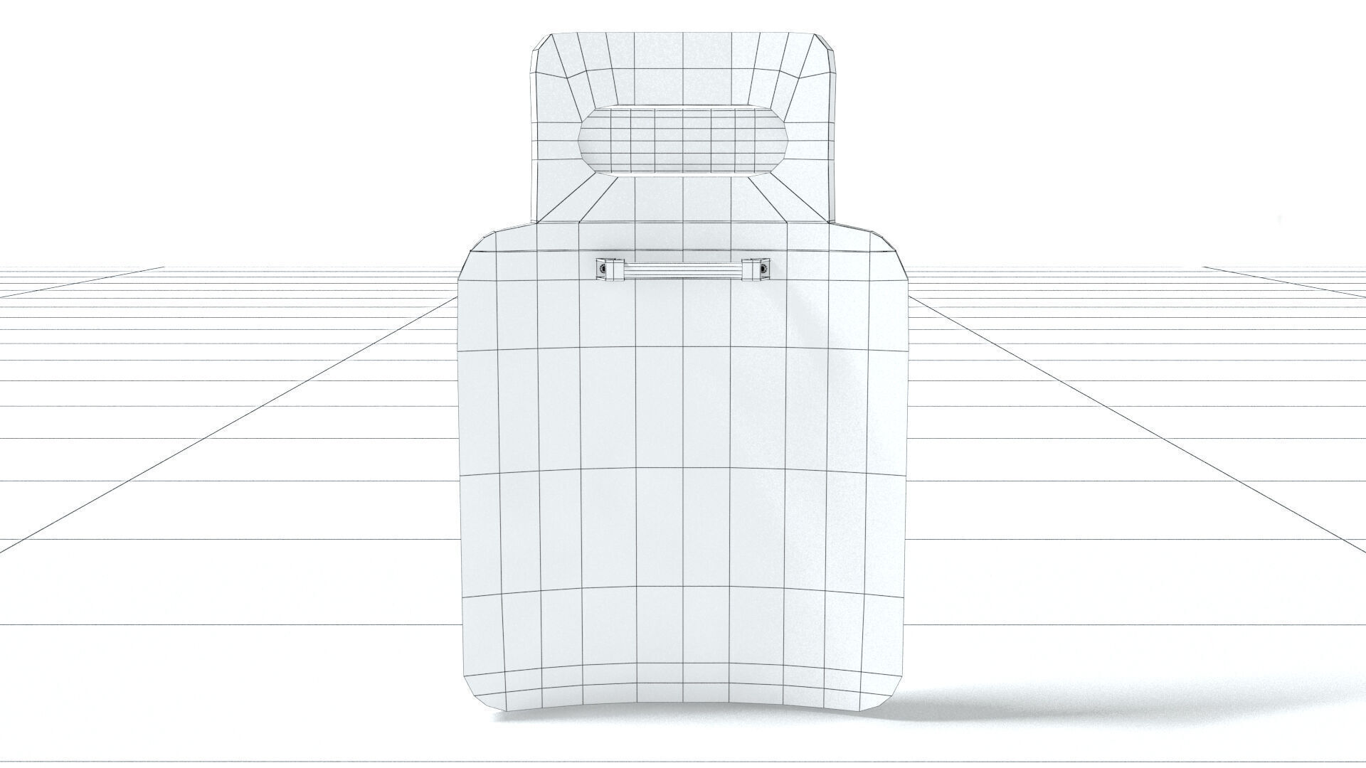 laos Game Ballistic Shield Low-poly 3D model_8