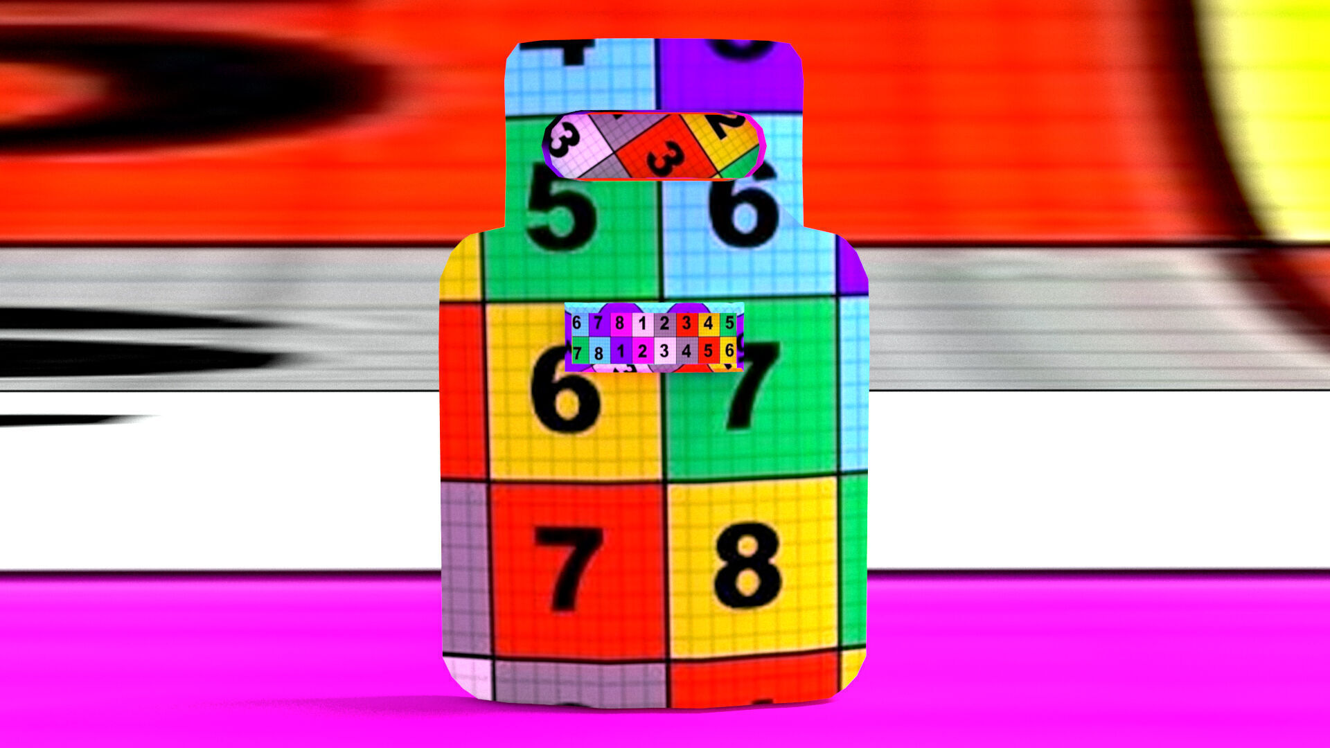 laos Game Ballistic Shield Low-poly 3D model_10