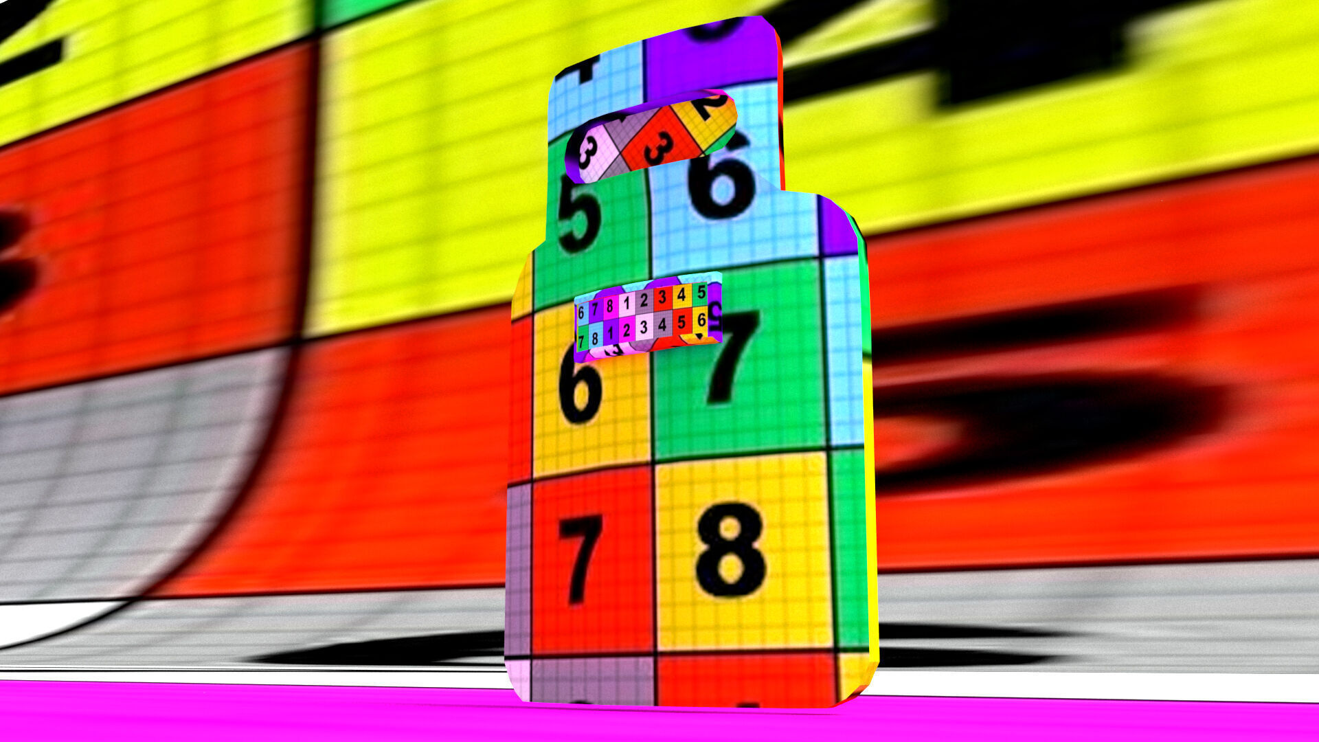 laos Game Ballistic Shield Low-poly 3D model_12